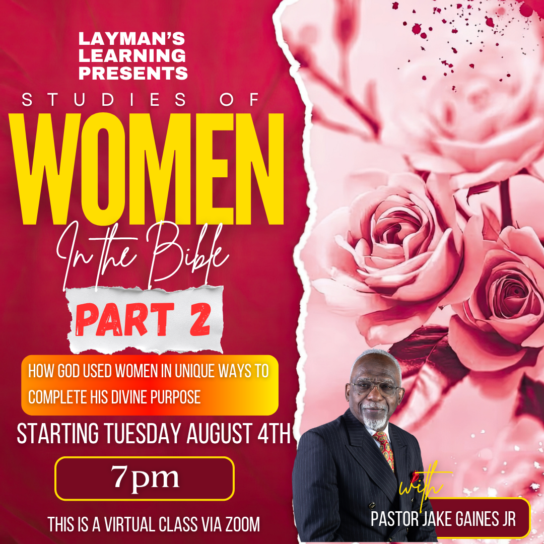 August 2026 Class: Studies of Women of the Bible Part 2